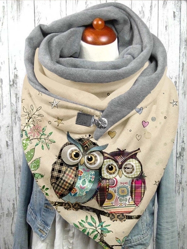 Women's Basic Streetwear Moon Butterfly Polyester Scarf