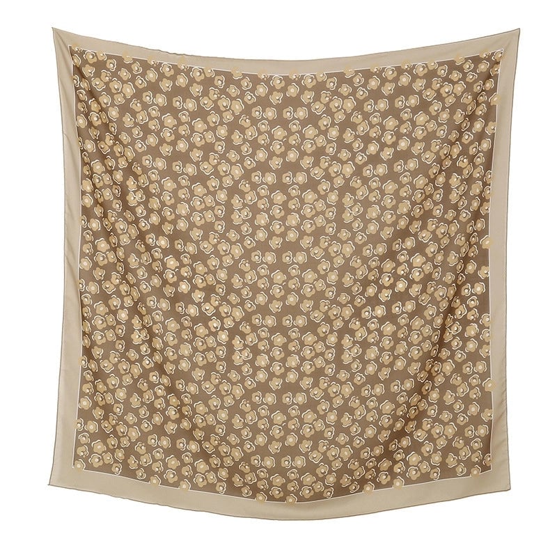 Women's Sweet Flower Polyester Kerchief