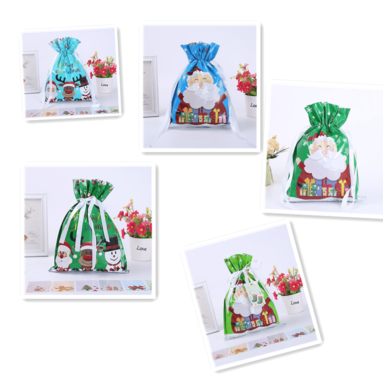 🔥Hot Sale-48% OFF🔥Drawstring Christmas Gift Bags