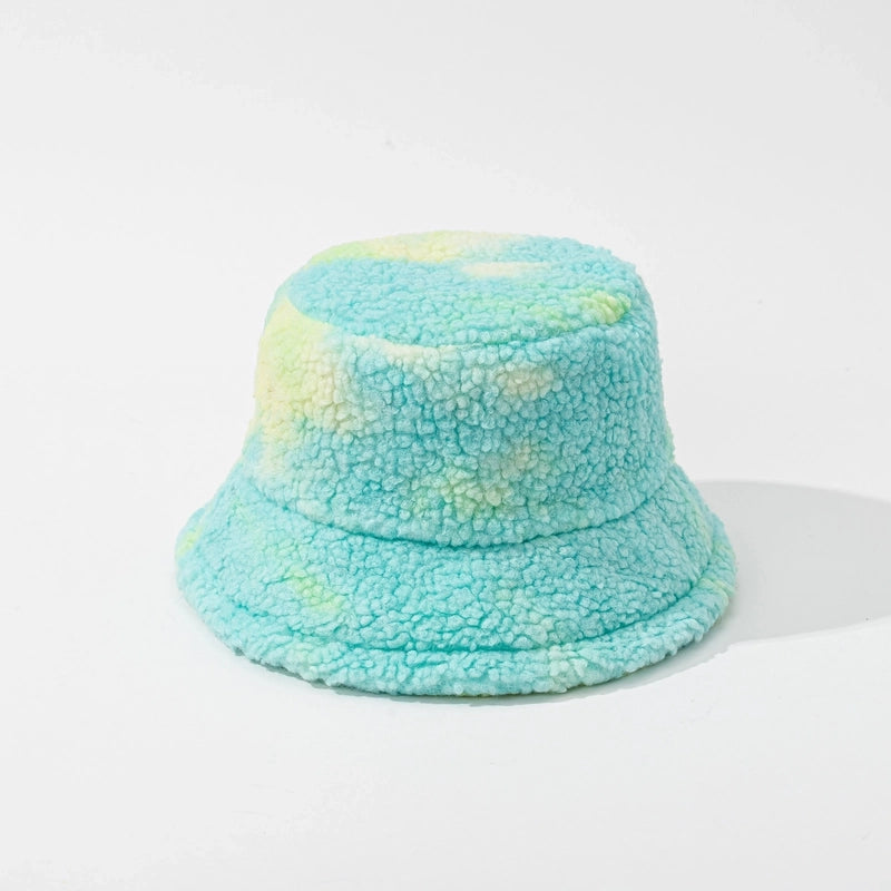 Women's Hip-hop Retro Tie Dye Wide Eaves Bucket Hat