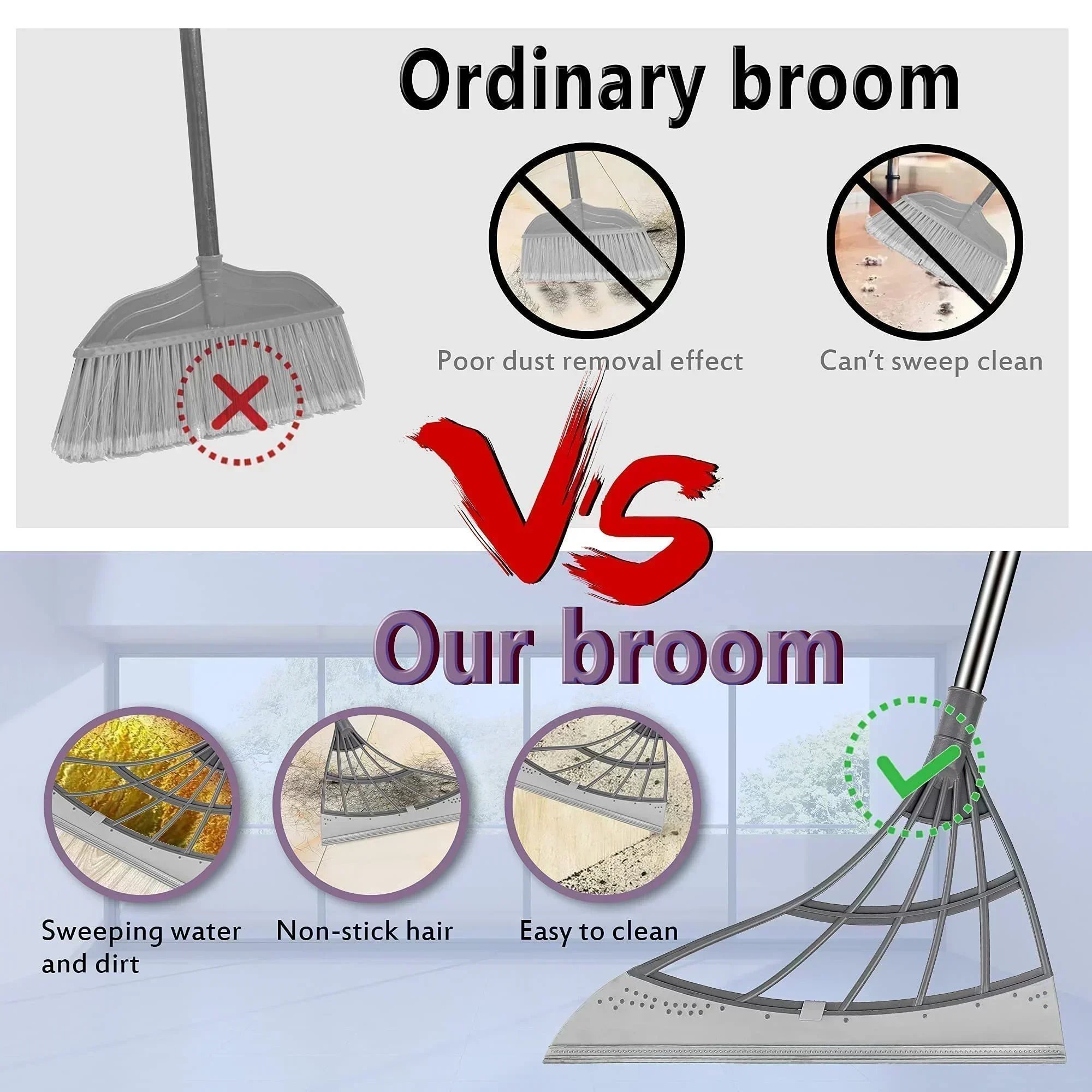 Summer Hot Sale - Multifunction Magic Broom🧹BUY 2 FREE SHIPPING