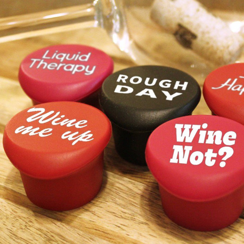 Funny Wine Stoppers (5 PCS)