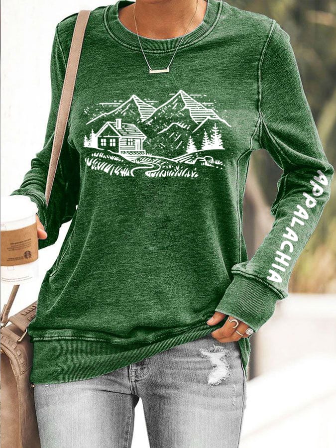 Women's Hurricane Helen Disaster Relief Printed Sweatshirt