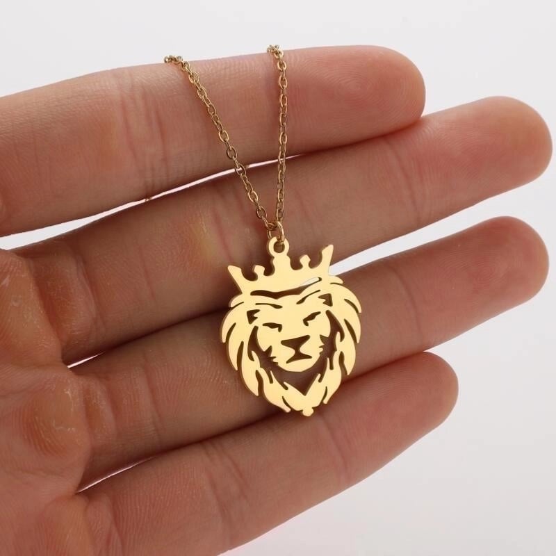 Minimalist Animal 201 Stainless Steel 18K Gold Plated Hollow Out Stainless Steel Necklaces