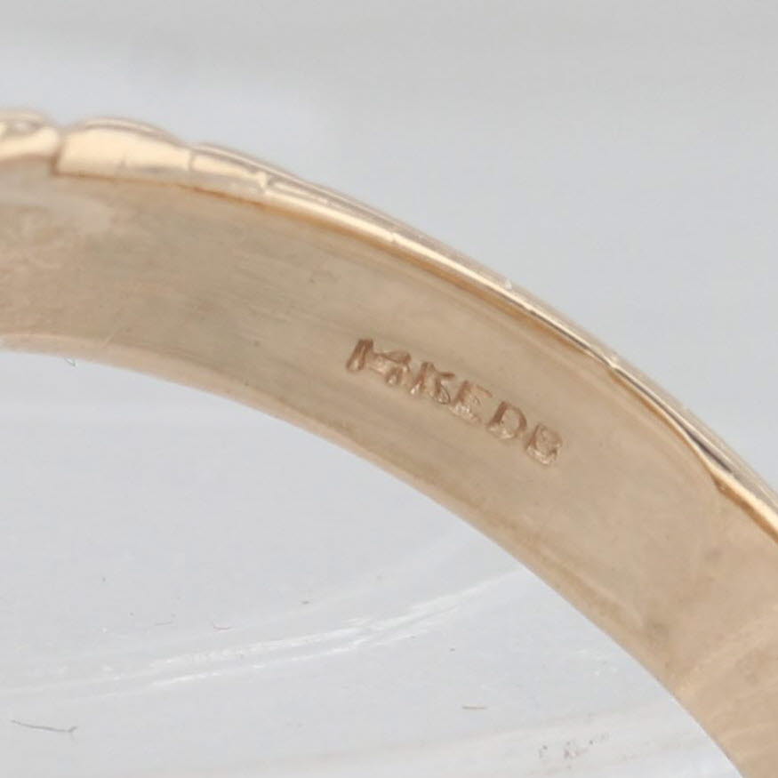 0.50ctw Diamond Ring 14k Yellow Gold Size 9 Men's Wedding Band