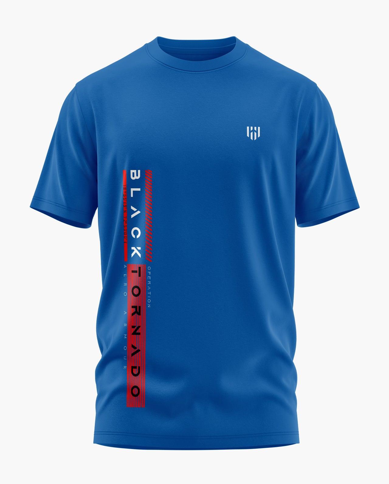 Black Tornado Typo T-Shirt
