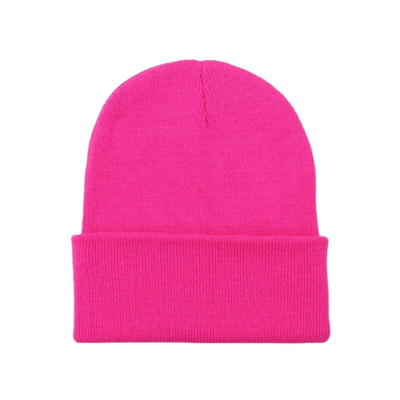 Hat Women's Autumn And Winter Korean Style Solid Color Wool Hat Trendy Japanese Style Warm Knitted Hat Outdoor Wool Hat