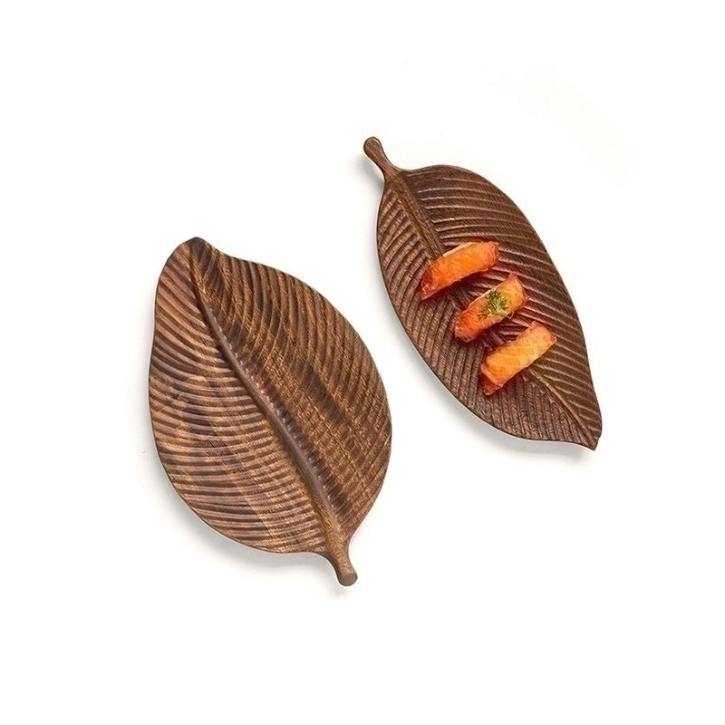 Pastoral Plant Wood Plate 1 Piece