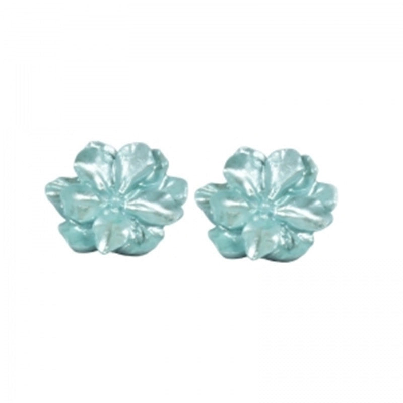 3 Pieces Sweet Heart Shape Rose Flower Inlay Imitation Pearl Alloy Rhinestones Earrings