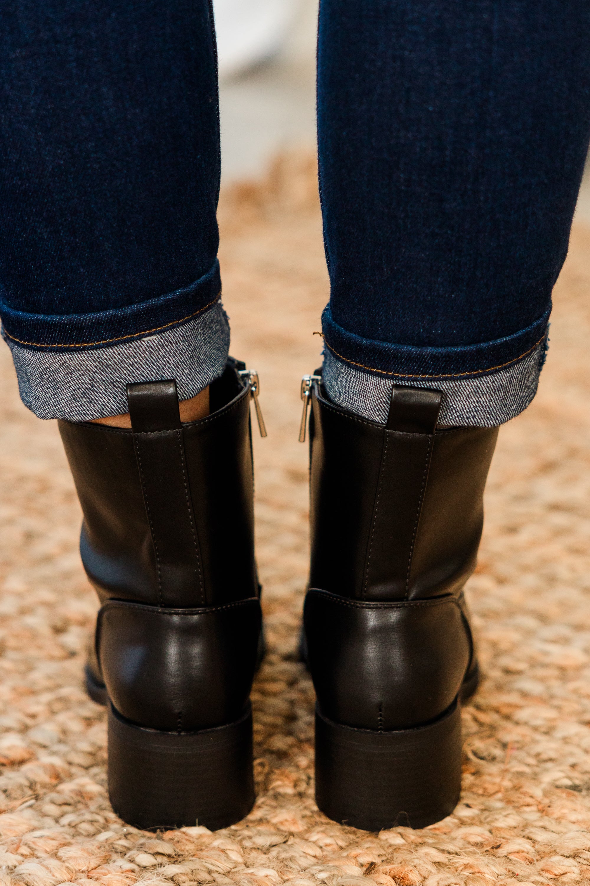 Sapphire Twilight Booties. Black