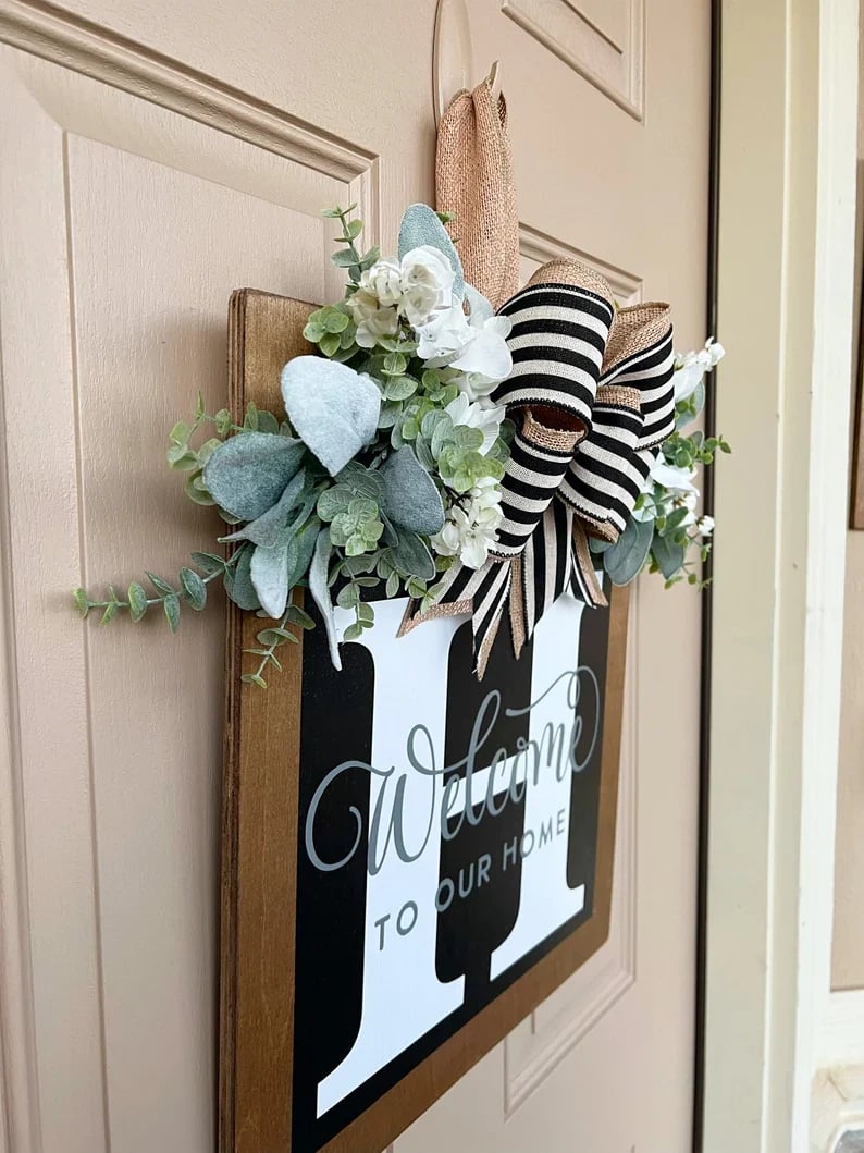 🔥 Promotion 49% OFF🔥-2023 NEW - Welcome Front Door Wreath-Buy 2 Get 5% Off & Free Shipping