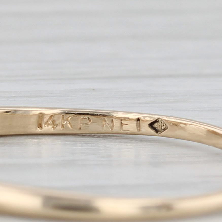 0.43ctw Diamond Baguette Ring Guard Enhancer 14k Yellow Gold Sz 10.25 Wedding