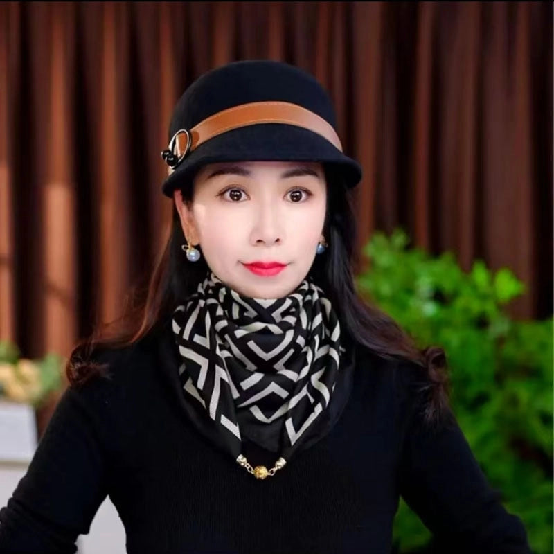 Women's Streetwear Printing Cotton And Linen Silk Scarf
