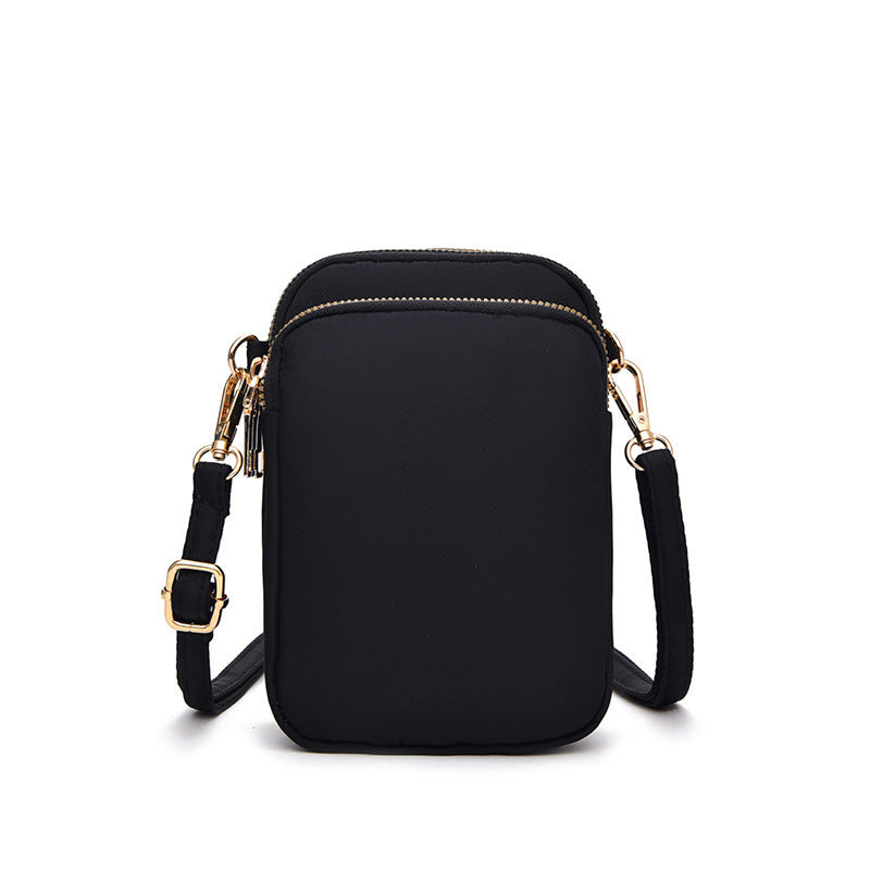 Vertical Oxford Cloth Mini Mobile Phone Crossbody