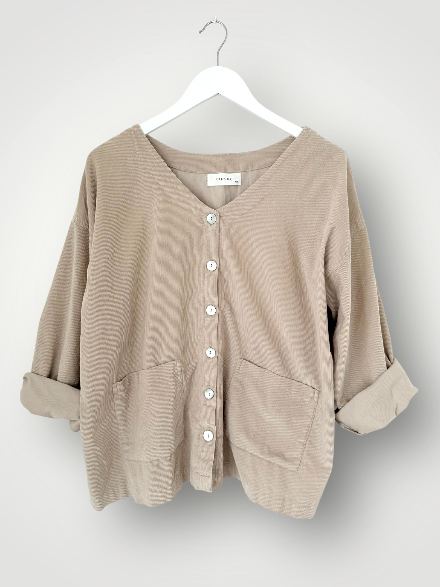 jamie jacket - almond cord