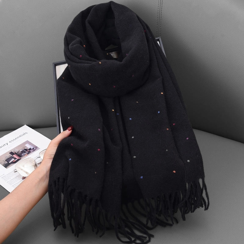 Women's Basic Solid Color Polyester Scarf