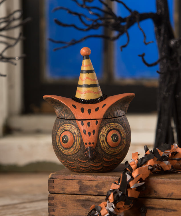 Spooky Owlfonzo Owl Container