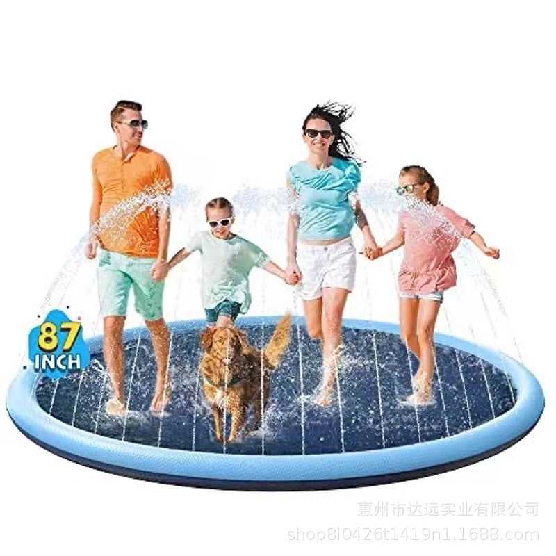 Non-slip Material Pet Swimming Children Splash Pad Water Spray Pad