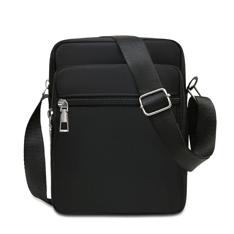 Women's Small Oxford Cloth Printing Classic Style Square Zipper Crossbody Bag Square Bag