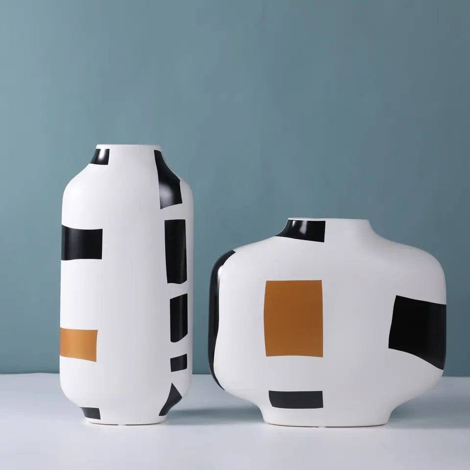 Theo Abstract Vase XL - White