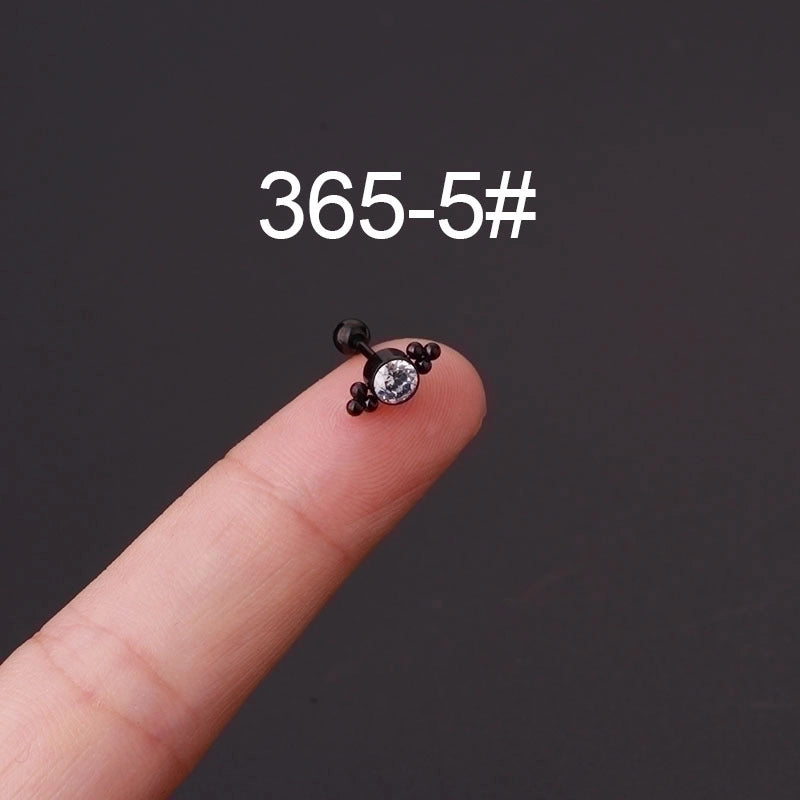 Ear Cartilage Rings & Studs Fashion Geometric 316L Stainless Steel  Plating