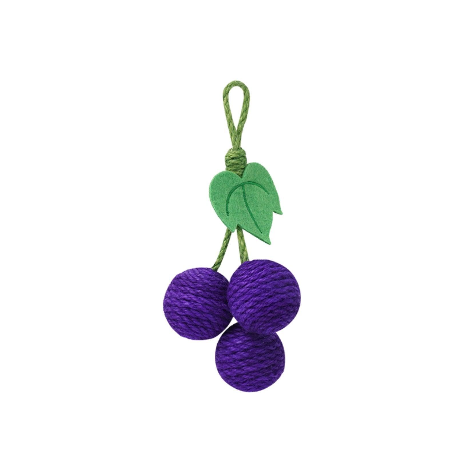 Fruit Party Hangable Natural Sisal Cat Toy Chasing And Chewing Balls