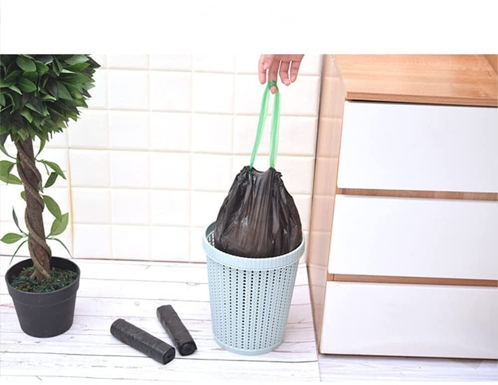 Drawstring Color Portable Garbage Bag