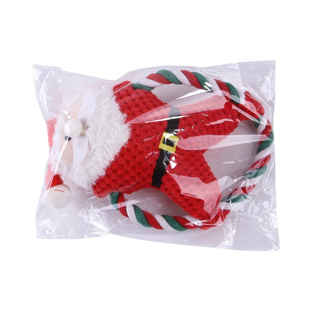 Christmas Fleece Toy Sound Dog