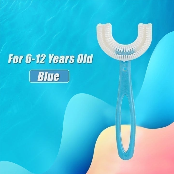 (🌈2022 Summer Hot Sale - Special Offer Now) All Rounded Children U-Shape Toothbrush