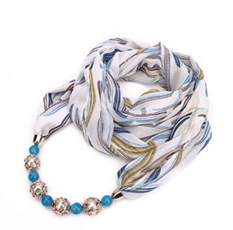 Women's Streetwear Geometric Chiffon Printing Scarf