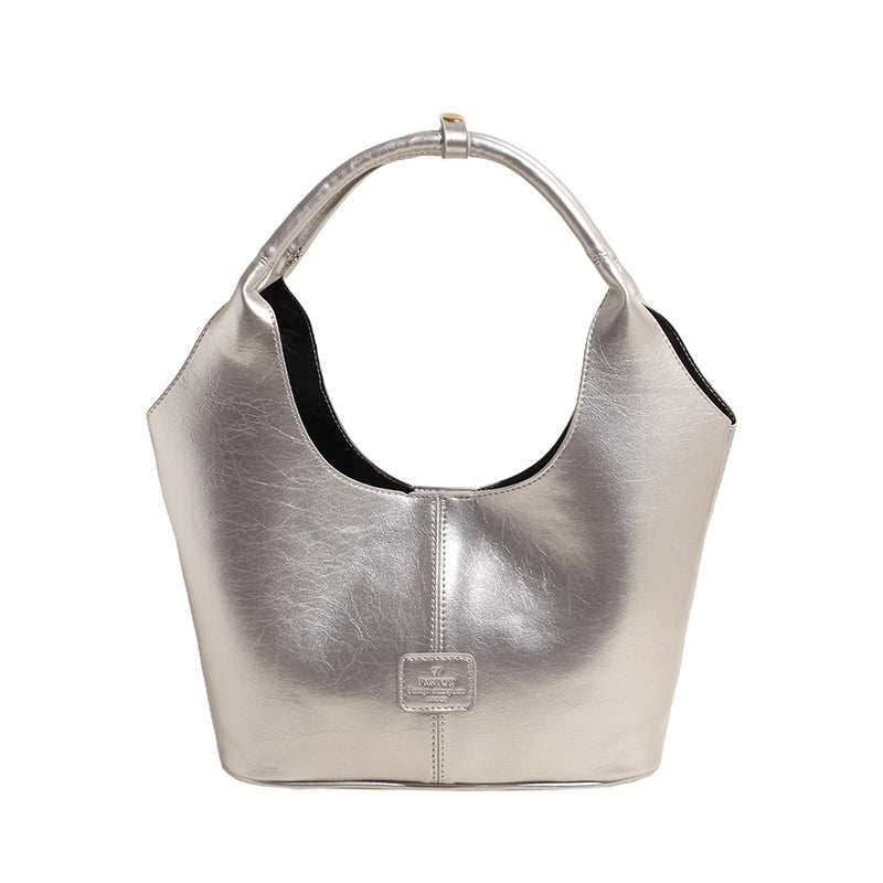 Women's Pu Leather Solid Color Streetwear Square Magnetic Buckle Shoulder Bag