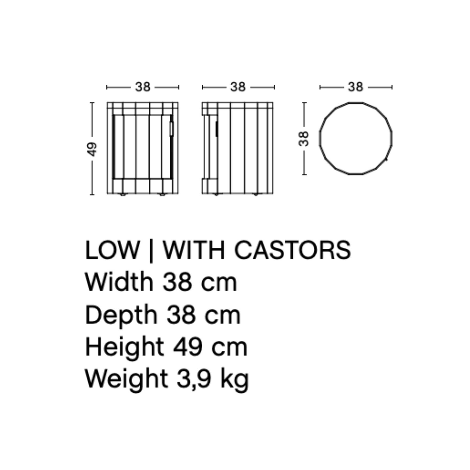 Hay Facet Cabinet Low. eggshell