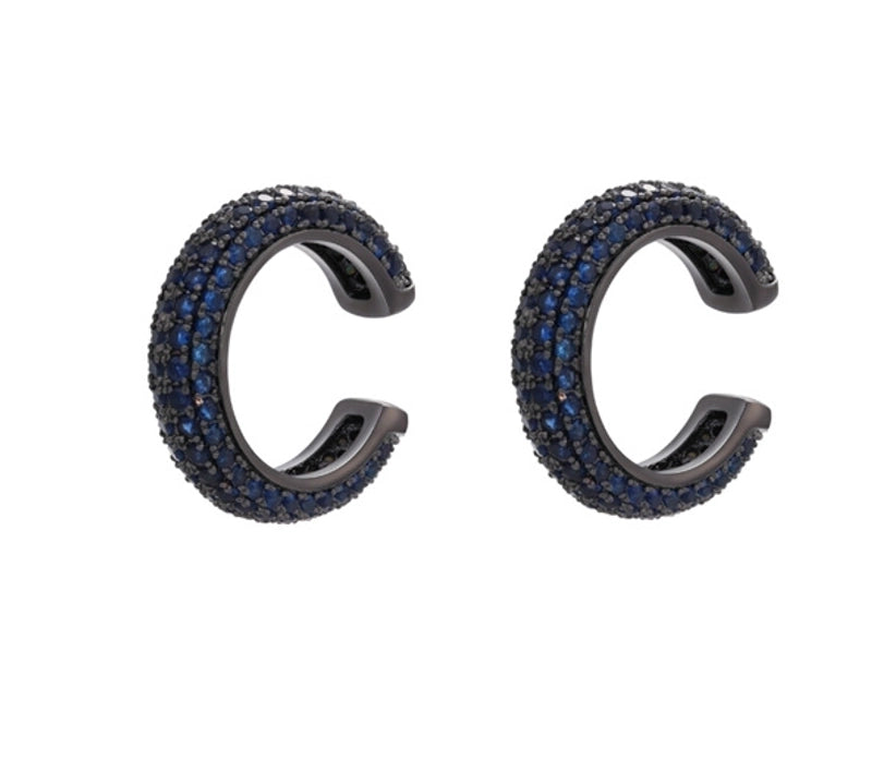 Fashion Geometric Plating Copper Zircon Copper Earrings