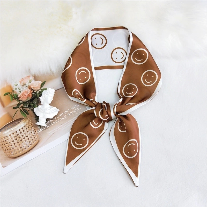 Double-sided Sharp-angled Silk Scarf