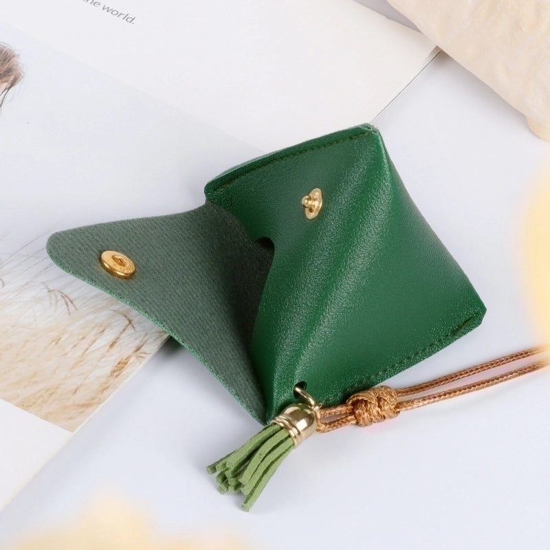 Unisex Solid Color Pu Leather Buckle Wallets