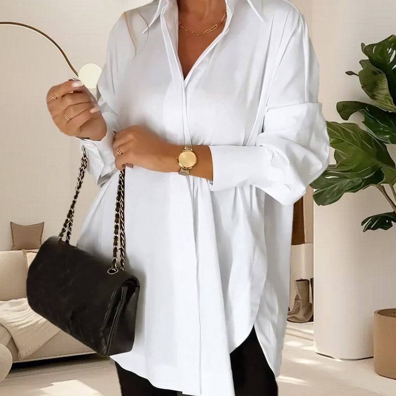 🎁2025 New Products Hot Sale✨Women's Comfortable Long Shirt