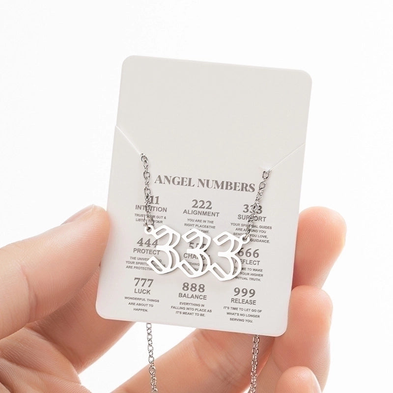 Retro Letter 201 Stainless Steel 18K Gold Plated Plating Stainless Steel Necklaces