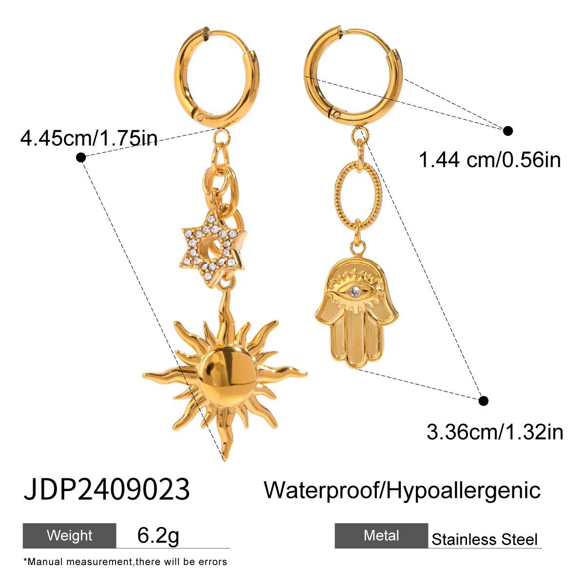 Jiding Titanium Steel Earrings Earrings Stainless Steel Earrings Pendant Earrings