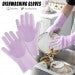 2 Pcs Gloves & 1 Soap Dispenser with 1 Sponge