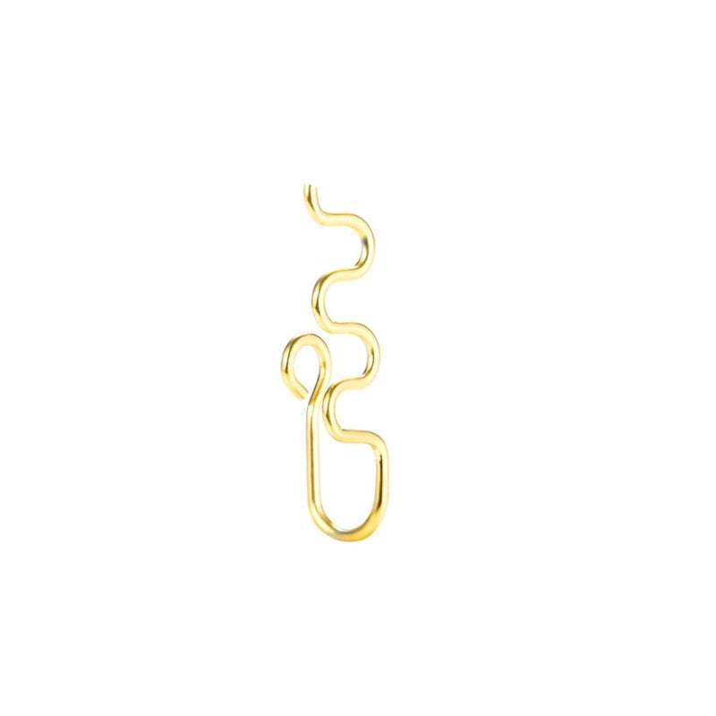 Fashion U Shape Stainless Steel Plating Nose Ring 1 Piece