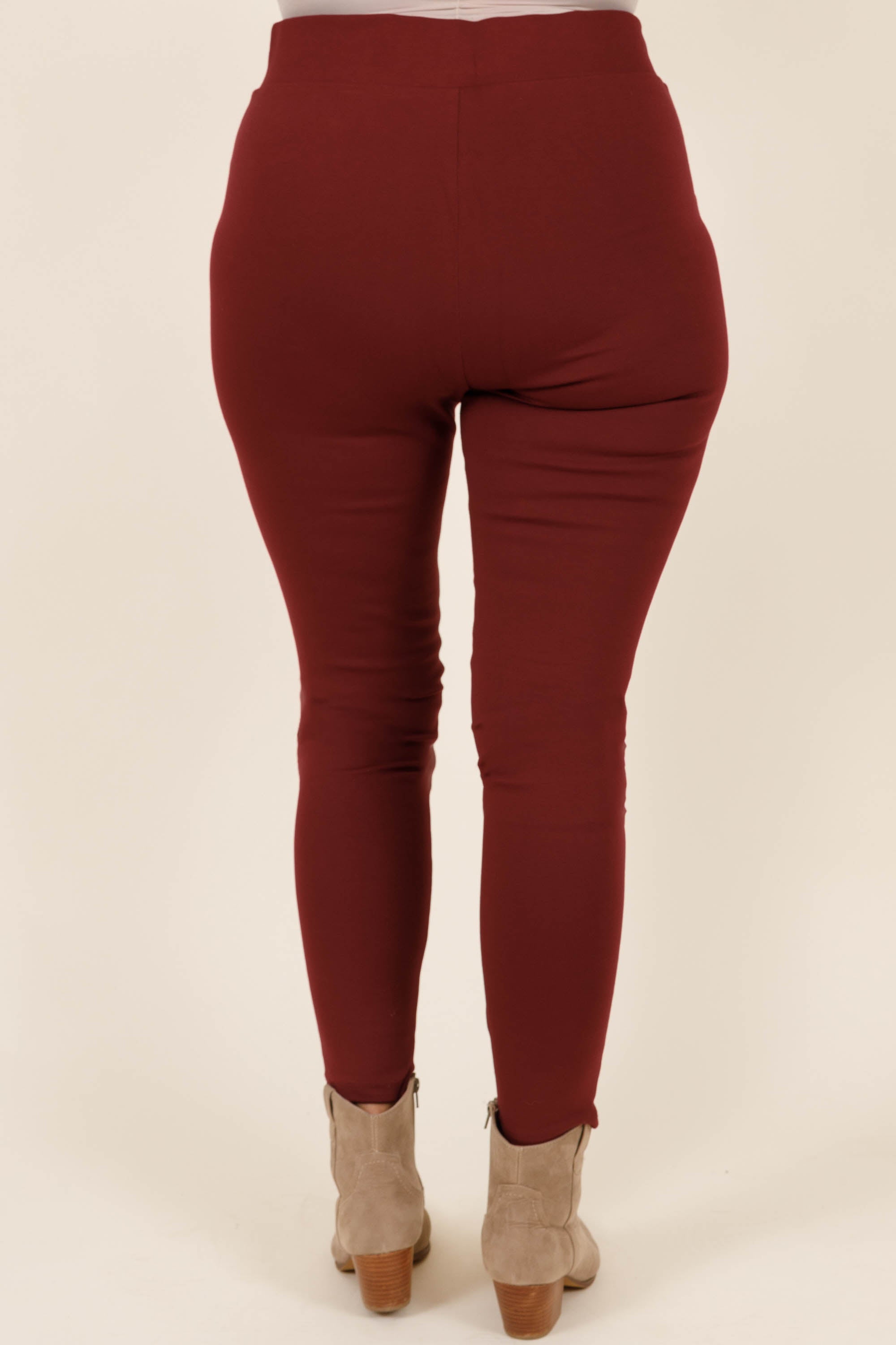 Beyond Basic Pants. Merlot