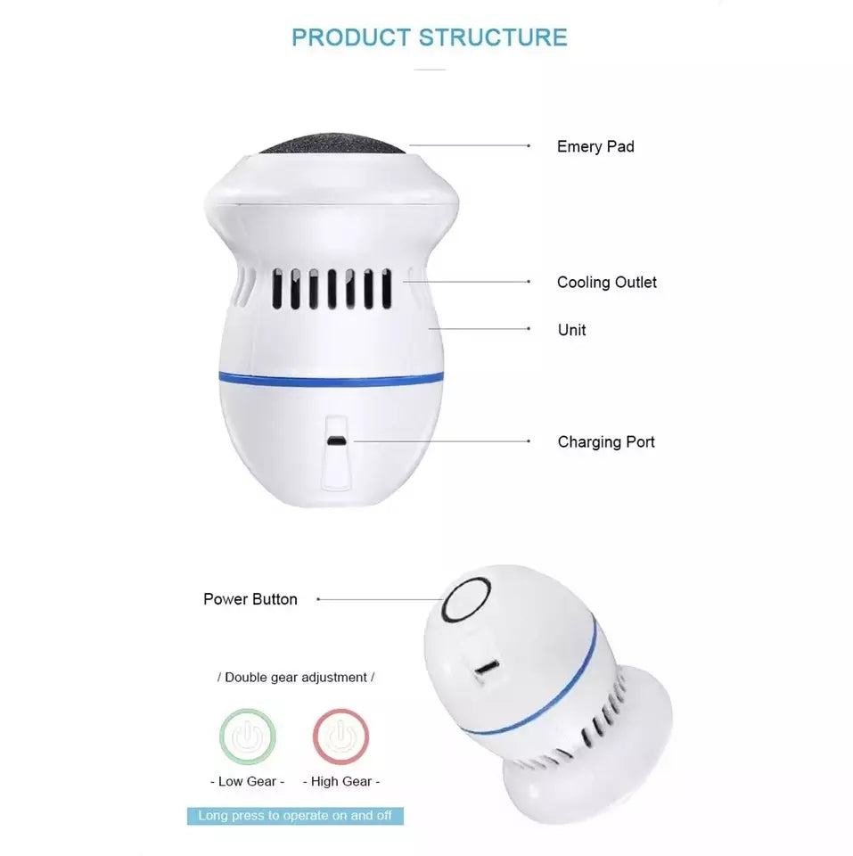 Electric Foot File Grinder Dead Skin Callus Remover