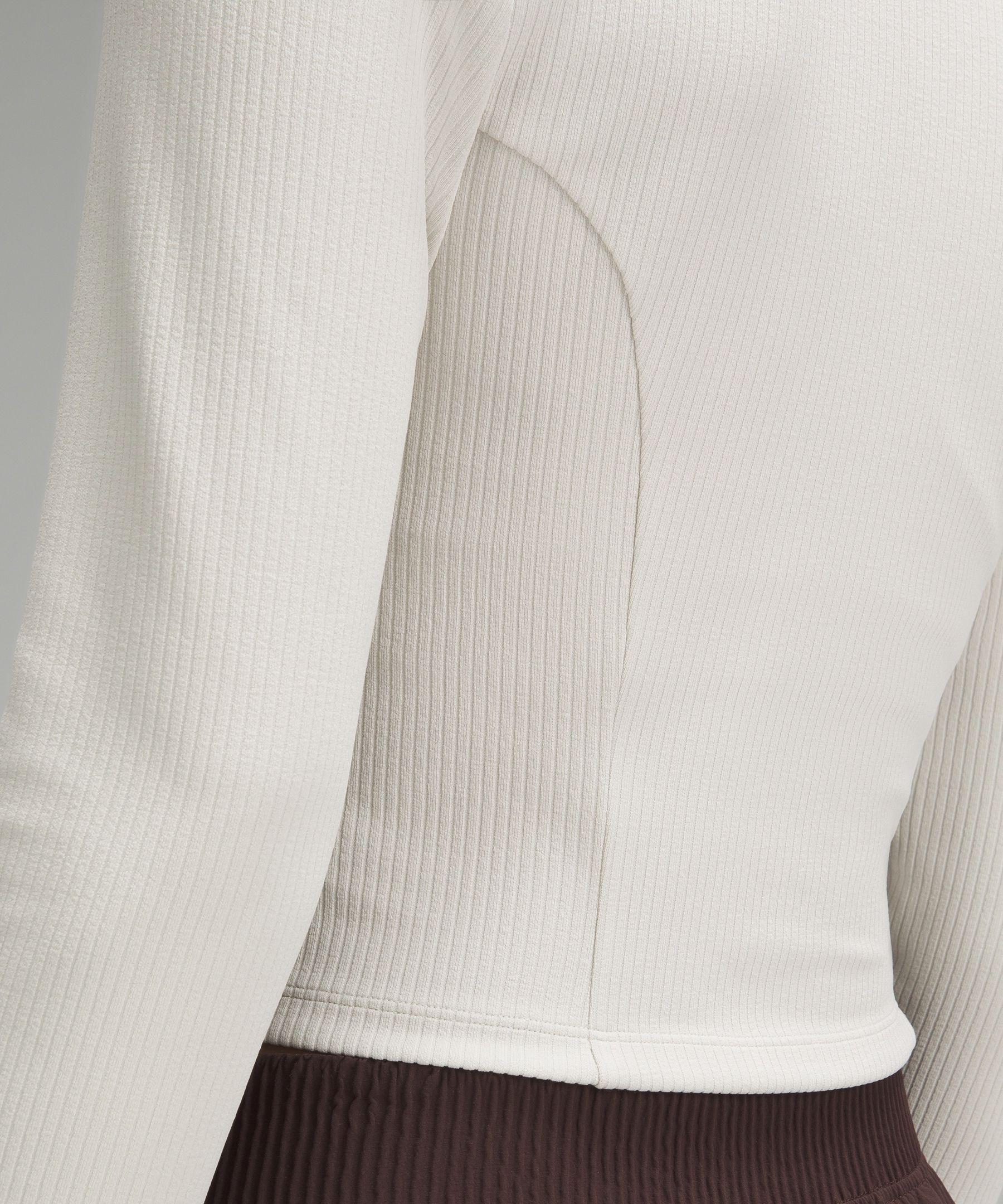 Ribbed Softstreme Asymmetrical Long-Sleeve Shirt