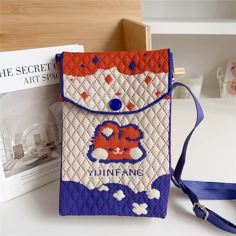 Women's Mini Spring&summer Knit Vacation Shoulder Bag