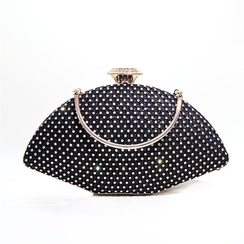 Shiny Rhinestone PVC Evening Clutch Bag