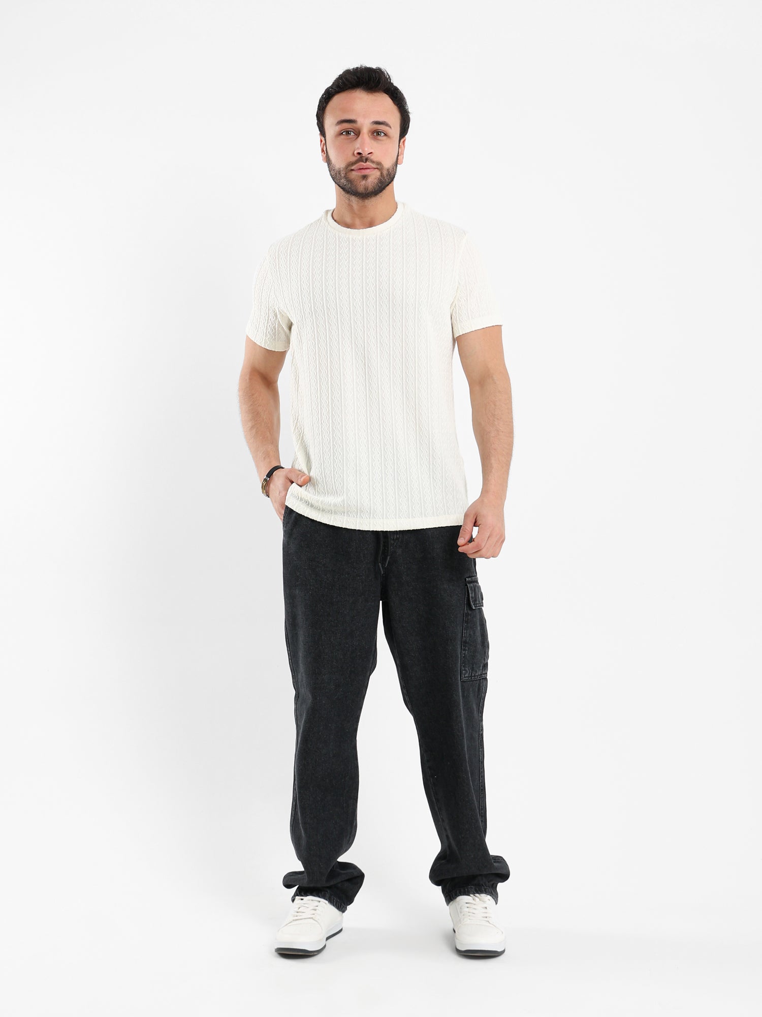 Textured T Shirt
