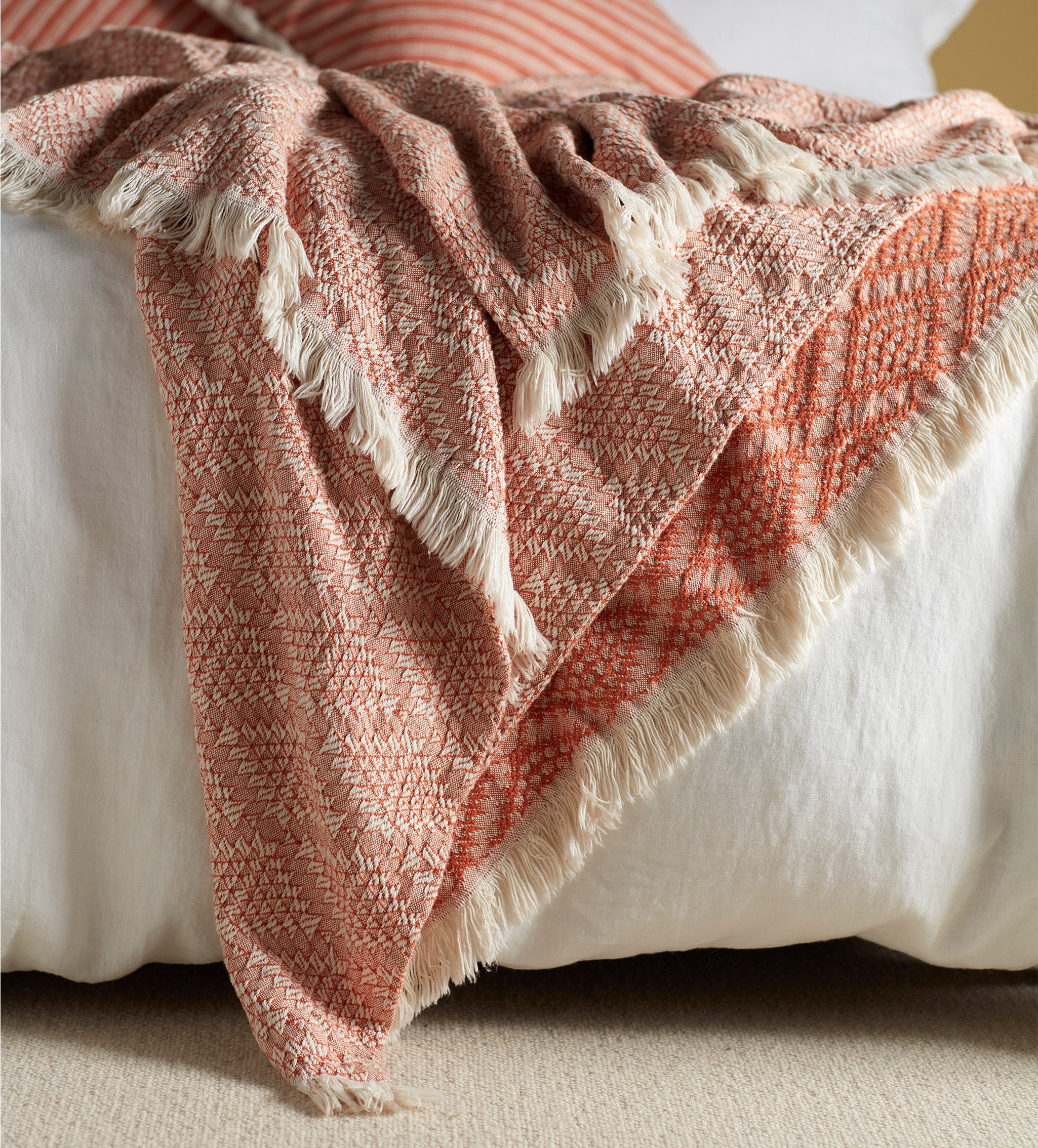 Spice Diamond 100% Cotton Throw