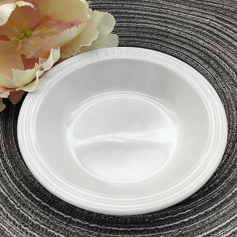 Color ceramic 6-inch pre meal tray. cat tray. dog tray. cervical spine protection. anti blackening chin. drinking water tray
