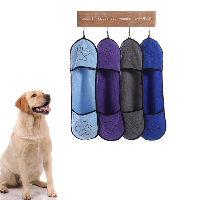 Elevate Bath Time: The All-in-One Pet Water Absorbent Towel.