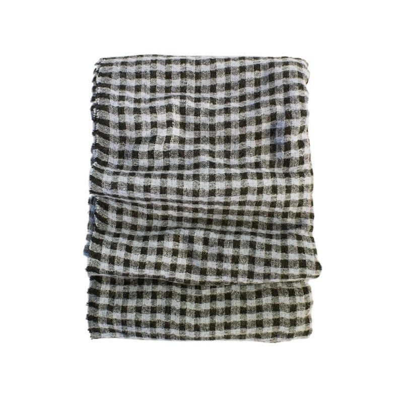 Autumn And Winter New Plaid Scarf Imitation Cashmere Shawl